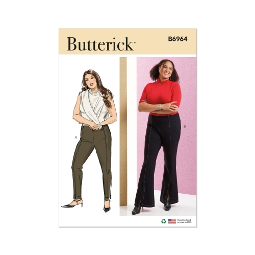 Lõikekomplekt BUTTERICK B6964 WOMEN'S PANTS