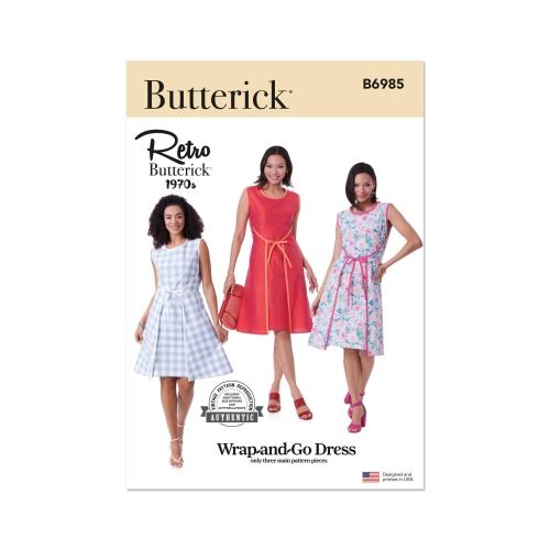 Lõikekomplekt BUTTERICK B6985 MISSES' DRESS