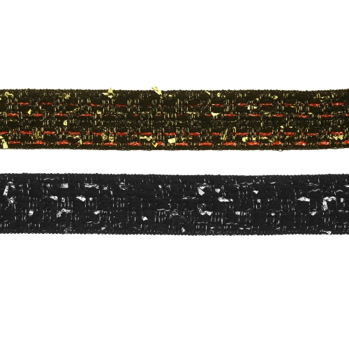 Metallikefektiga bukleepael 2,5 cm, 129824