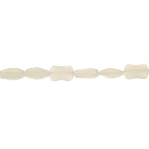 Lapik ristkülikukujuline piimjas 14 x 9 x 7 mm lapik klaashelmes 