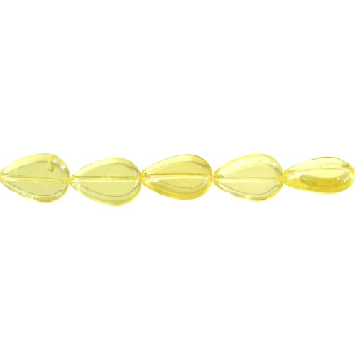 Ovaalne lapik pikuti läbistatud auguga 16x12mm klaashelmes 