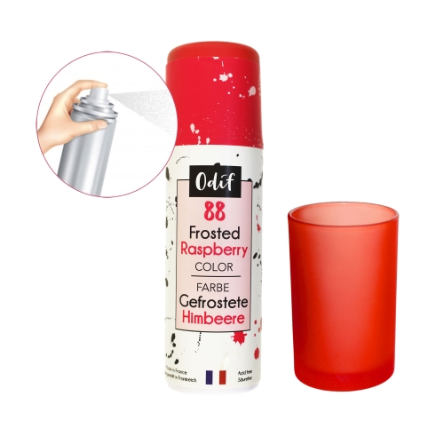 Jääefektiga aerosoollakk, kaitselakk Odif #88 Frosted, 125 ml