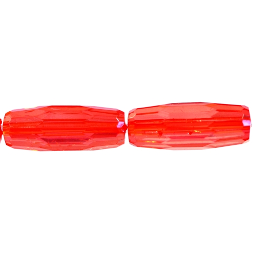 Piklik, tahuline pikuti läbistatud auguga kristall 35 x 14mm