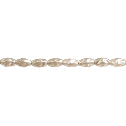 Piklik lopergune pärlmutter 8,5x5mm klaashelmes