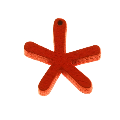 Erivärvilised filigraansed puitdetailid, 24 × 2 mm