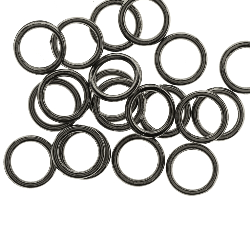 Metallilaadsest plastikust kerged rõngad, ø10,5 x 1,5 mm