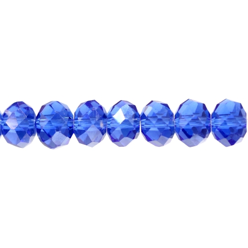 Klaashelmed, tahulised rondellid, 10 x 8 mm