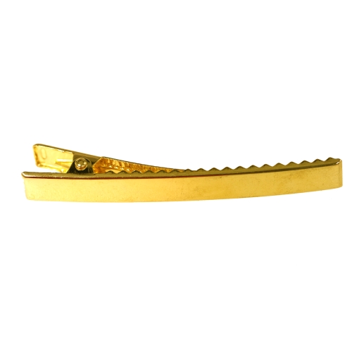 Metallist juukseklambri toorik, Metal Aligator Hair Clip, 79 x 10 mm
