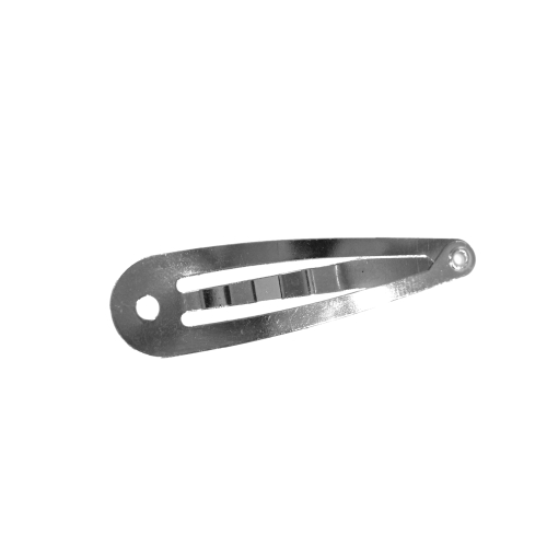 Metallist juukseklambri toorik, Metal Snap Hair Clip, 39 x 11 mm