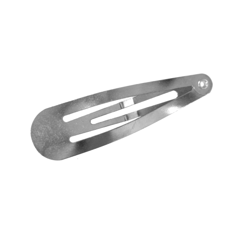 Metallist juukseklambri toorik, Metal Snap Hair Clip, 49 x 14 x 0,5 mm