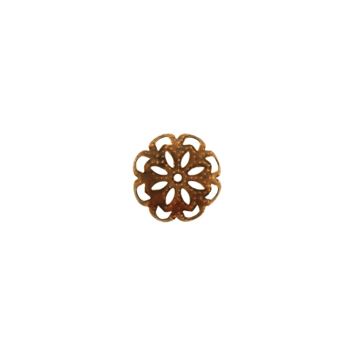 Pitsiline lillekujuline pärlikübar , 12 x 4mm