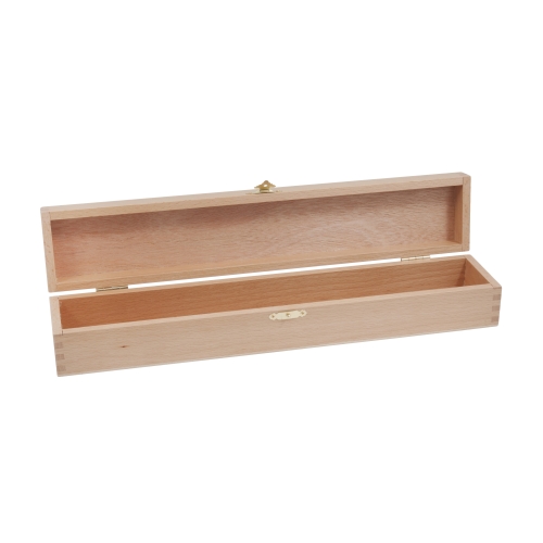 Puidust karp hingede ja lukuga 7 x 43.5 x 8cm, Milward 2519014