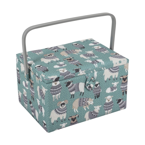 Suur õmblustarvikute karp: Woolly Pully, (d/w/h): 23.5 x 31 x 20cm, Hobby Gift MRL.657