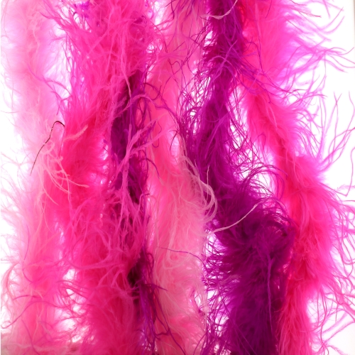 Jaanalinnu udusulgedest 2-kordne (2-ply) boa, 1,8m (2yds)