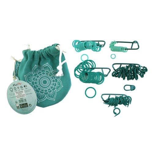 Silmuste märgistusaasade megapakk Mindful markers, 100 tk, KnitPro 36633