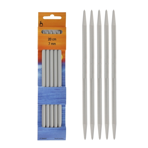 Plastikust sukavardad normaalpikkuses 20 cm, Nr.5,5 mm – 10,0 mm, Pony