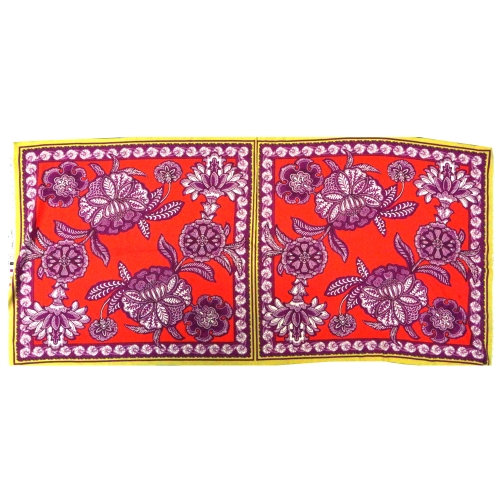 Lillemustriga, viskoosist kupong, 65 cm x 140 cm
