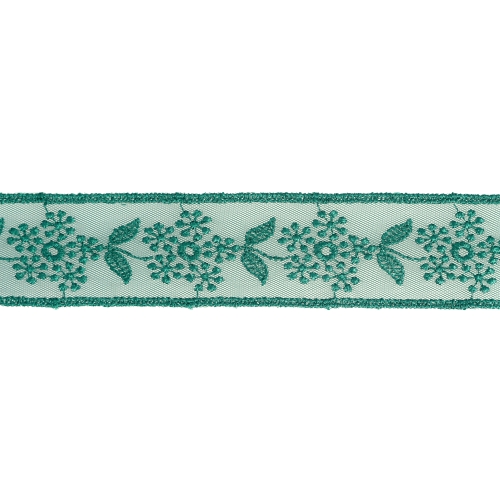 Tüllile tikitud pits, 4,5 cm, 46 - 4064