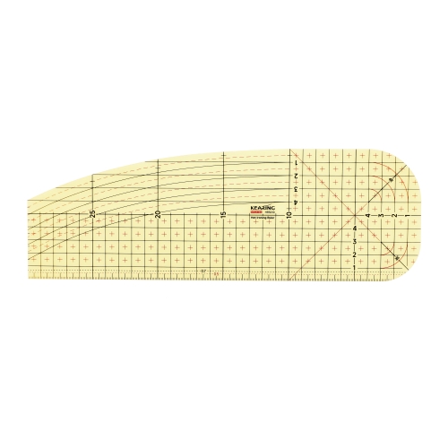 Läbikumav triikimisjoonlaud, taskujoonlaud, 30 cm × 10 cm, Kearing #3010