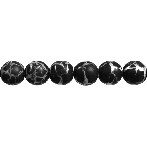 Ümar dekoreeritud klaashelmes 10mm 