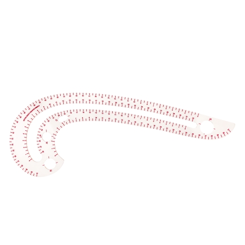 Painduv, läbipaistev plastlekaal (nn komakujuline), 34,5 cm #3234