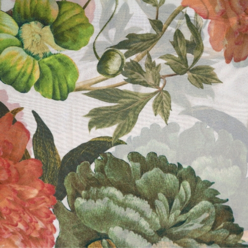 Lillemustriga, läbikumav, õhuline šifoon, viskooskangas, 140cm, 15336