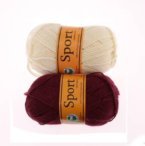 Villane lõng Sport Superwash, 50 g = u. 125 m