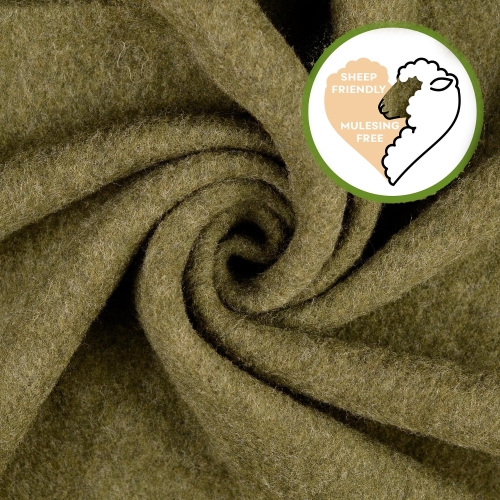 Täisvillane, ühevärviline, paksem kangas ( Virgin Wool, Woll Fleece), 143cm, Woll Fleece, 143 cm, 211.224