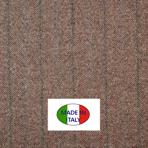 Triibumustriga, villasegu (virgin wool), kostüümikangas, 136cm, 12608, Soodushind!