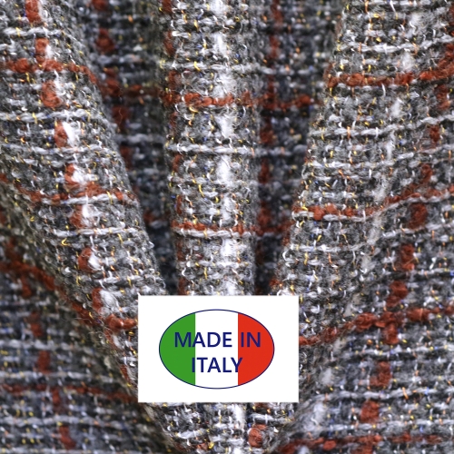 Ruudumustriga, villasegu (virgin wool), mantlikangas, 145cm, 7710