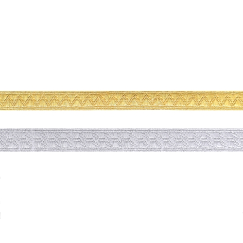 Sissekootud mustriga metallikpael 1,3 - 1,5 cm