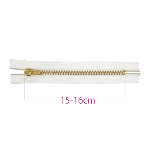 Opti metall-tõmblukud (püksilukud) 6mm hammastik, pikkus 15 cm-16 cm