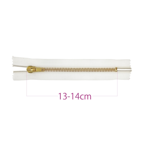 Opti metall-tõmblukud (püksilukud) 6mm hammastik, pikkus 13 cm - 14 cm