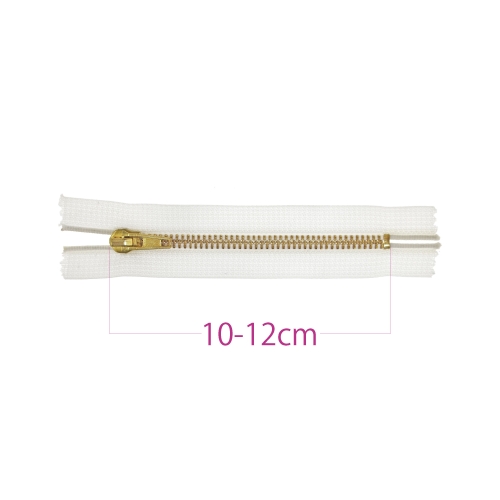 Opti metall-tõmblukud (püksilukud) 6mm hammastik, pikkus 10 cm - 12 cm