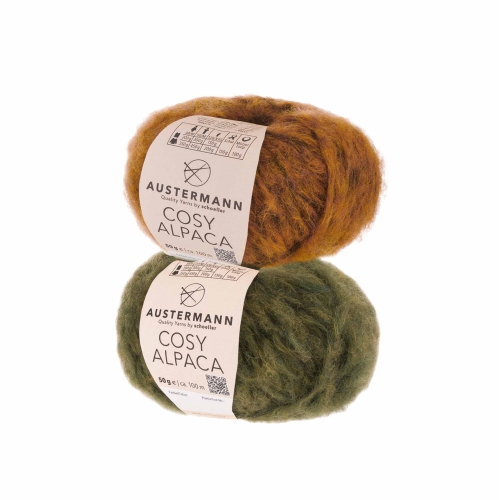 Alpakavillaga mohäärlõng Cosy Alpaca, Austermann, 50 g = u. 100 m