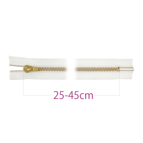 Metall-tõmblukud 6mm hammastik, pikkus 30-42 cm, Opti