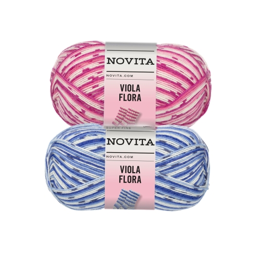 Villasisaldusega sokilõng Viola Flora, Novita, 100 g = ca 400 m 