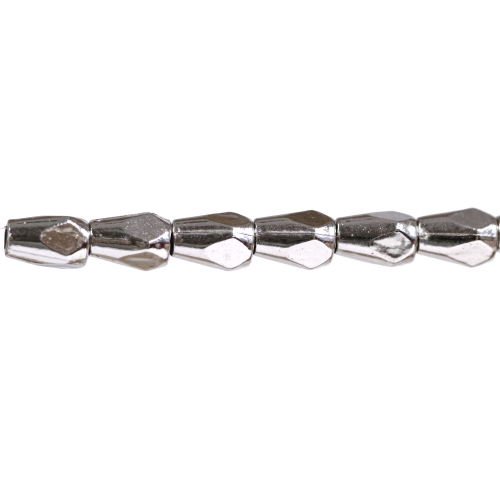 Tilgakujulised, tahulised metallilaadsed plastikhelmed 12 x 9mm