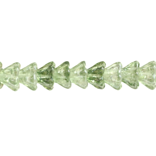 Kellukesekujuline pikuti läbistatud auguga 8x6mm klaashelmes 