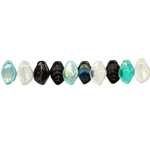 Lehekujuline lapik ülalt pikuti läbistatud auguga 6x2,8mm klaashelmes 