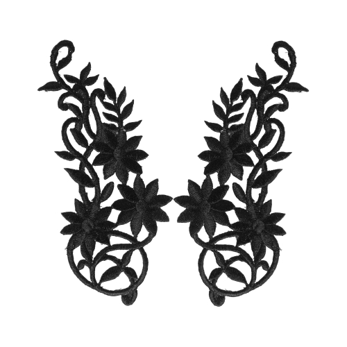 Triigitav aplikatsioon, paar, 13,2 x 5,5 cm