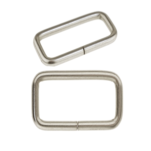 Strong Square iron loop, spacer 41 mm x 28 mm strap width: (30-)32 mm