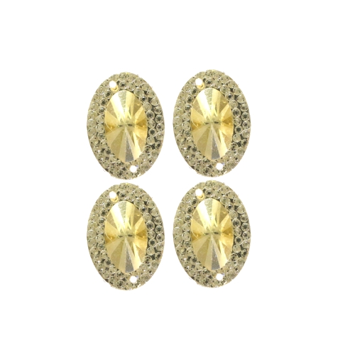 Mummulised, krobelise pinnaga tahulised dekoratiivkivid, Ø 18 × 13 mm, 4 tk pakis
