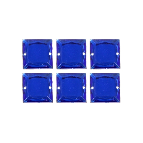Ruudukujuline plastkristall, 15 mm, 6 tk