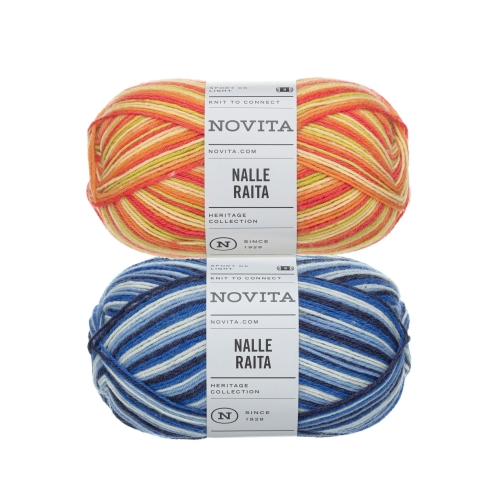 Villasisaldusega sokilõng Nalle Raita, Novita, 100 g = 260 m