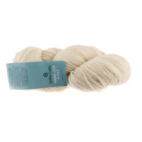 Lõng käsitsi värvimiseks, Hand-dye 6-ply, Soffie Crafts, 150 g = 390 m