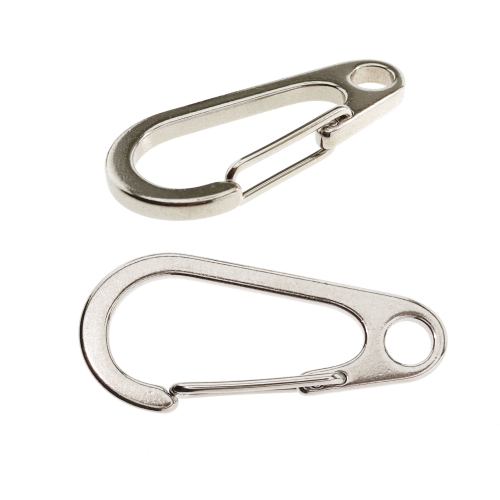 Karabiinhaak pikkusega 31 x 15 mm nöörile/paelale/ketile ø4-5 mm