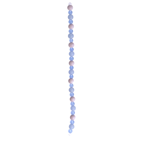 Klaaspärlite valik riputuspakendis, 1 x 18 cm, Varanasi-India helmed