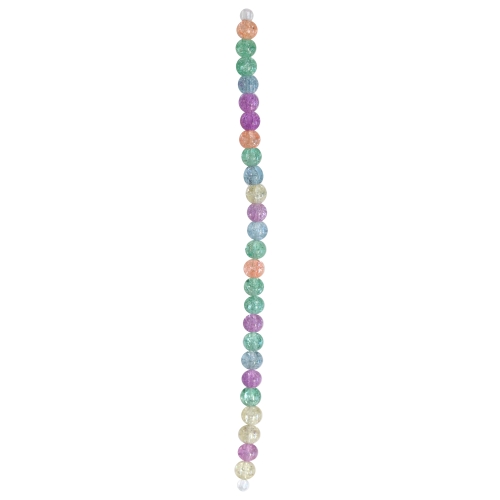 Klaaspärlite valik riputuspakendis, 1 x 18 cm, Varanasi-India helmed