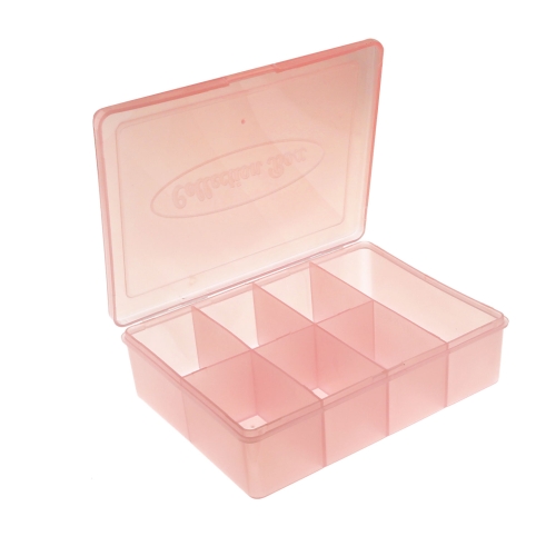 Plastmassist (PP) läbikumav säilituskarp, lukustuv, 17 x 12,5 x 4,5 cm, SewMate B-1017